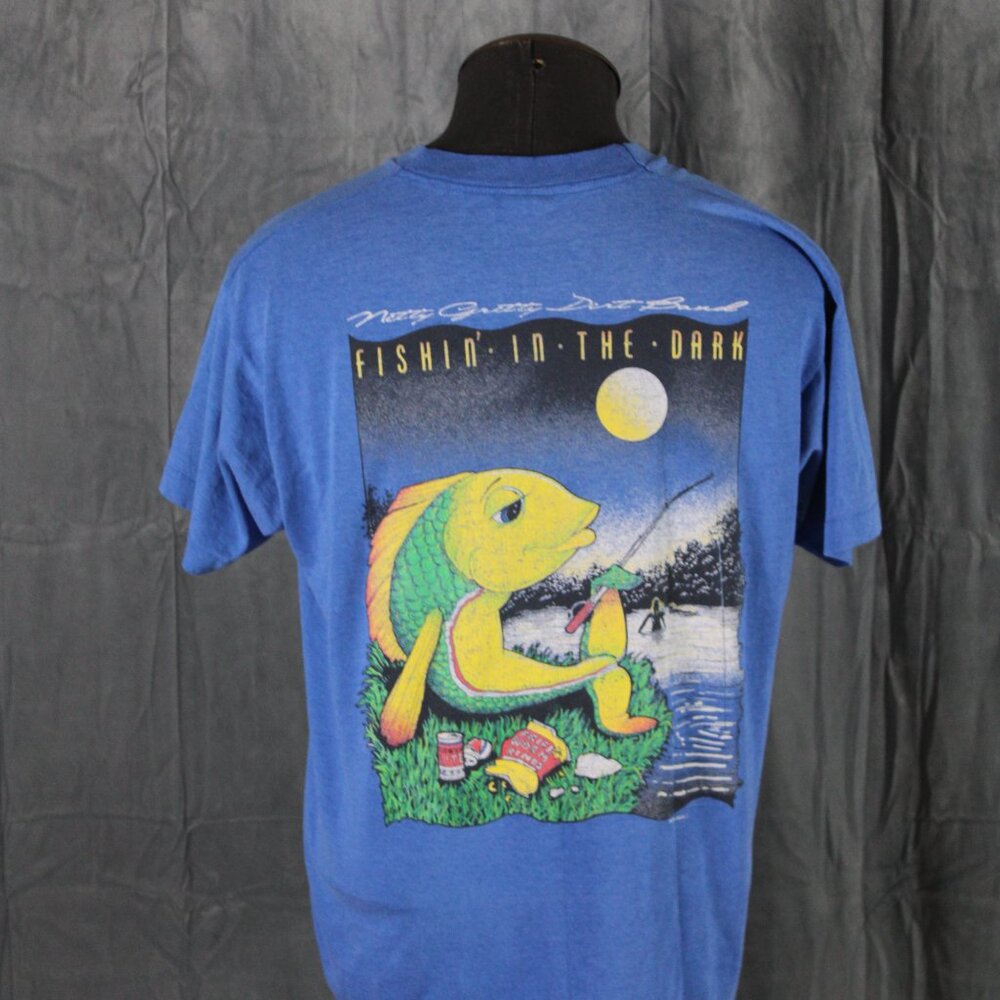 Vintage Band Shirt - Nitty Gritty Dirt Band Fishin in the Dark - Men's XL